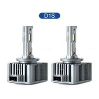2x Ampoules D1S Phares à LED-12500LM Puissant-Puce Photothermocouple Blanc- Ampoule à haute luminosité