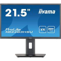 Ecran PC - IIYAMA Prolite X2283HSU-B1 - 21.5" FHD - Dalle VA - 1 ms - 75Hz - HDMI  / DisplayPort / USB - Freesync - Pied réglable