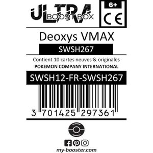 CARTE A COLLECTIONNER Cartes Pokémon Deoxys VMAX SWSH267 Full Art - Coff