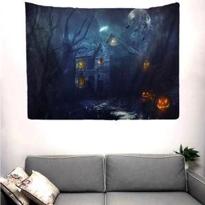 Scarica Gratis Images Halloween Tapisserie Nuit Tapisserie Mur Chambre Salon Dortoir dernière par