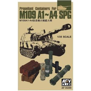 KIT MODÉLISME Maquette de char d'assaut Unbekannt AFV Club AF35299 - Kit modèle propellant conteneur pour M109 A1-A4 SPG