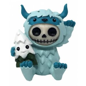 FIGURINE - PERSONNAGE Figurine Yeti Furrybones Petite - Furrybones - Costume Yeti - Couleur Bleu