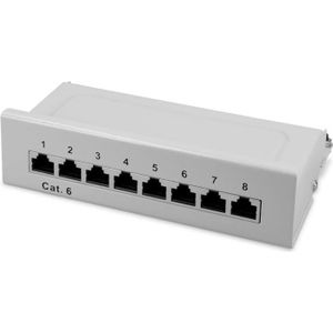 Boîtier de montage en surface 2 pièces RJ45-8P8 Connecteur de boîtier d/'extension à montage sur câble Cat6 LANTRO JS boîtes de jonction de réseau d/'informations de bureau à port unique