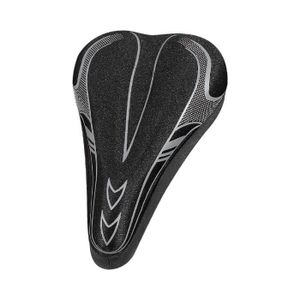 Orange Housse de selle 3D en mousse souple et confortable pour vélo de
