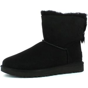 BOTTE Bottes UGG Mini Bailey Bow II - Femme - Cuir - Noi