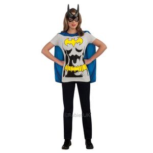 DÉGUISEMENT - PANOPLIE Déguisement Batgirl femme - T-shirt, cape amovible