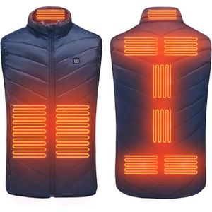 Veste chauffante USB pour homme et femme - Rouge - 3 vitesses de chauffage  - Sports d'hiver Rouge - Cdiscount Sport