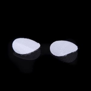 Lot de 100 pastilles scratch agrippantes diamètre 45 mm blanc adhésif