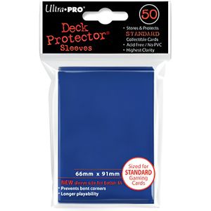 CARTE A COLLECTIONNER Pochettes Deck Protector Solid Bleu - ULTRA PRO - 