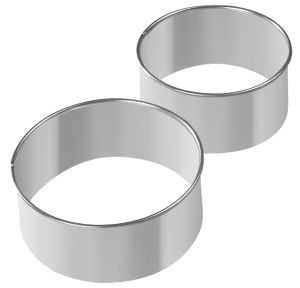 Metaltex Set de 3 Emporte-pièces ronds - 6+8+10 cm - Inox, Four, Rond,  Acier inoxydable, Acier inoxydable, 10 cm, 45 mm - Cdiscount Maison