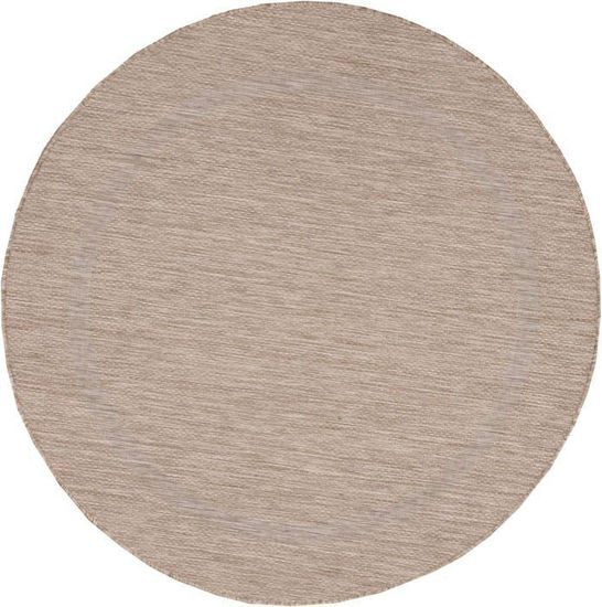 Tapis D'Extérieur Unicolor Beige 140x200 Cm - Tapis Moderne Intérieur Extérieur Balcon Terrasse Jardin