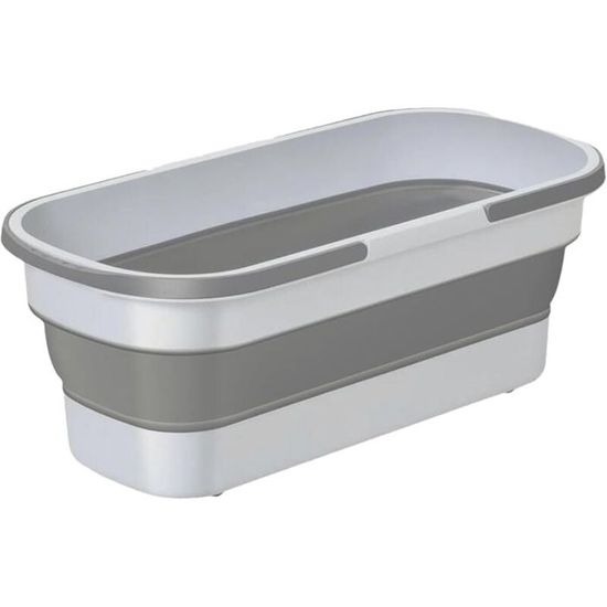 Seau Rectangulaire Pliable En Silicone Sysdisen - Grand Format Pour Nettoyage Voiture, Camping Et Maison Seau Rectangulaire Pliable En Silicone Sysdisen - Grand Format Pour Nettoyage Voiture, Camping Et Maison