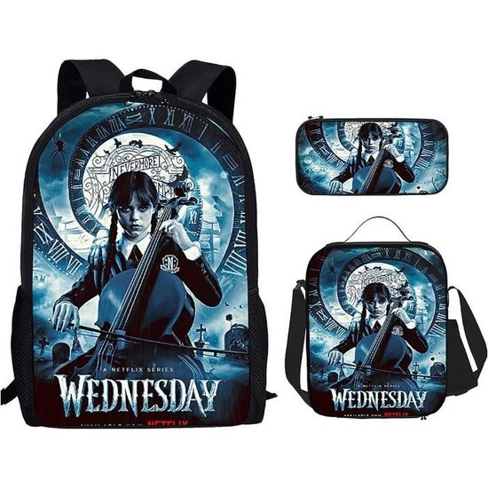 Trousse Mercredi Addams - Porte-Stylo Multicolore Pour Fans, Fantastique Et Pratique