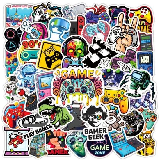 Lot De 50 Autocollants Rainbow Friends – Imperméables – Pour Bouteille, Ordinateur, Valise