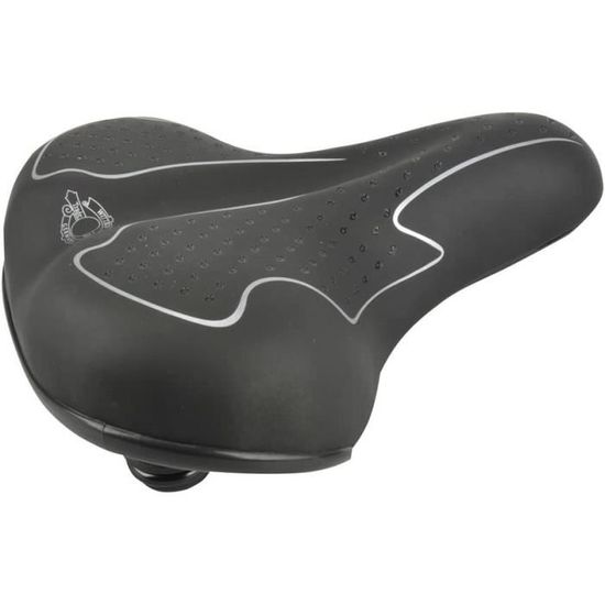 Selle De Ville Fischer Avec Gel - Confort Optimal, élastomères Anti-pincement, Taille Unique Noir