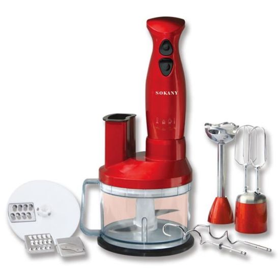 Blender,SOKANY — Mélangeur électrique ménager,robot de cuisine,mixeur pour compléments alimentaires pour bébé,poulet - Type red -D