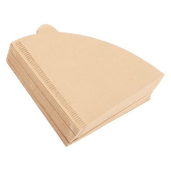 Filtres à Café Coniques Non Blanchis Taille 4 - Lot De 1500 - Pour Cafetière Filtre Manuelle - 4