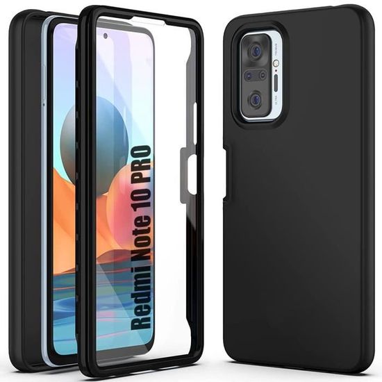Coque Xiaomi Redmi 10C , Housse Étui Pochette 360 Degré, Protection