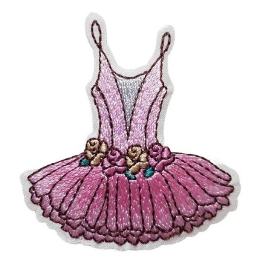 Patch Thermocollant En Dentelle - Jolie Rose Beige 4x4 Cm Pour Customiser Vêtements, Sacs Et Accessoires