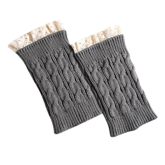 Bloc Couleur Tricot Laine Jambière Femme Rayure Chaussettes Bas Crochet Bloc Couleur Tricot Laine Jambière Femme Rayure Chaussettes Bas Crochet