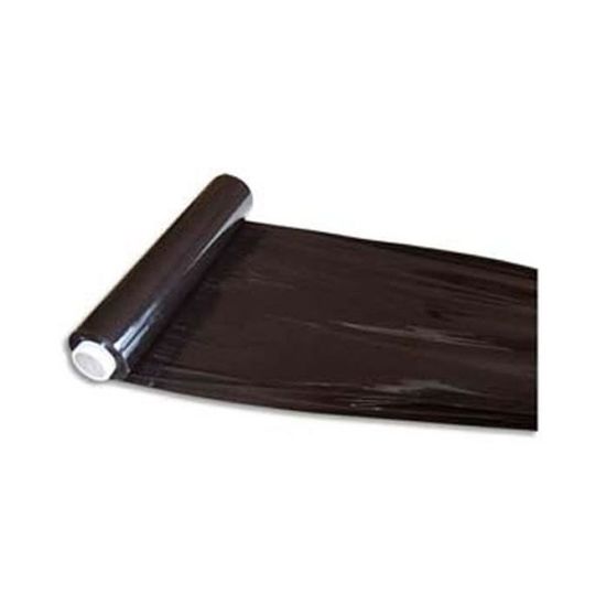 Rouleau De Film étirable Noir Waytex - 500mm X 250m, 25 Microns - Pour Palettes, Cartons, Déménagement