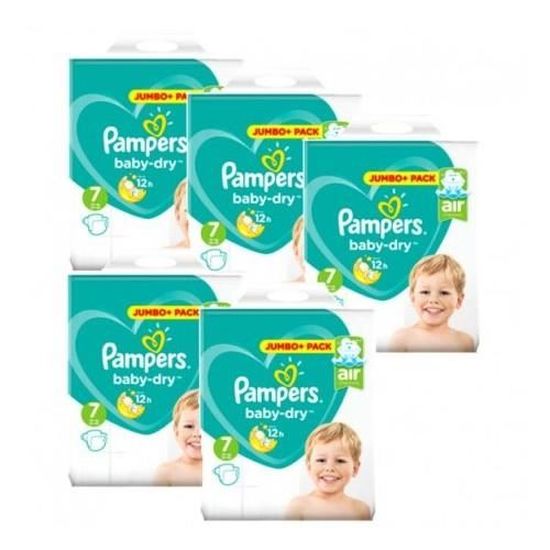 63 Couches Pampers Baby Dry taille 7
