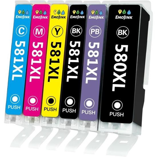 Canon PGI-580 XXL BK Negro Tinta Compatible CANON PIXMA TR7550 TR8550 TS6150 TS6151