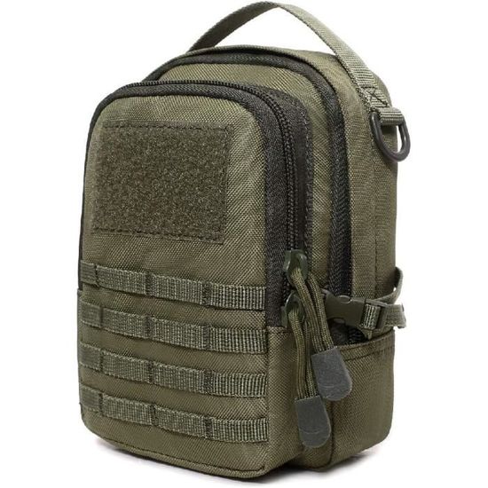Sacoche De Taille Tactique Molle - Étui Nylon Pour Chasse, Pêche, Téléphone