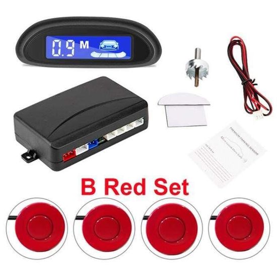 OPI10145RADAR DE RECUL, Radar de stationnement LED pour voiture avec 4 — free download