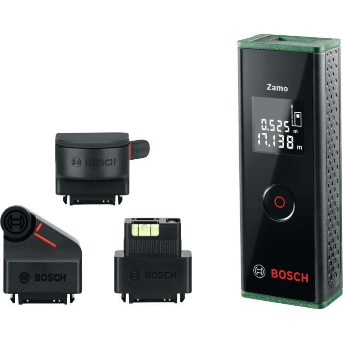 Télémètre laser BOSCH Zamo Set Mesure jusqu'à 20m 4 en 1