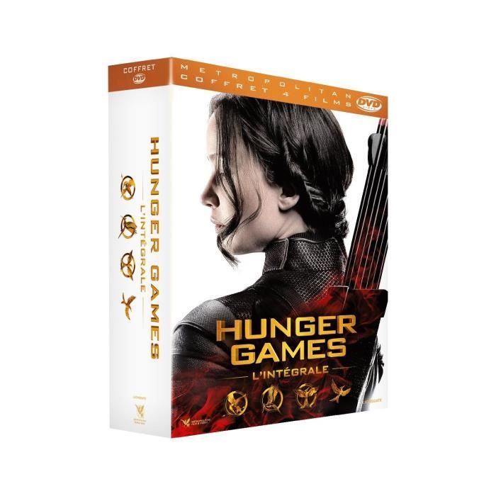 DVD pack Hunger Games L'intégrale Hunger Games + Hunger Games 2 L