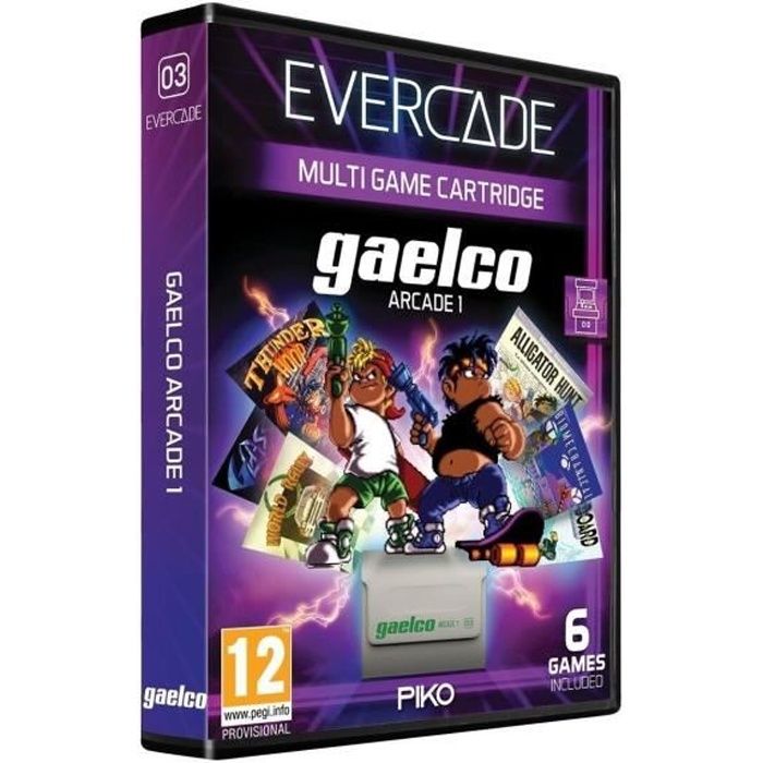 Just For Games Evercade Gaelco Arcade Collection 1 - Cartouche Evercade Arcade N°3