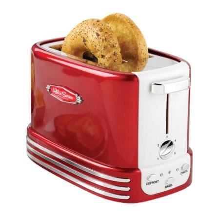 Grille-Pain Retro Line Rouge Brillant