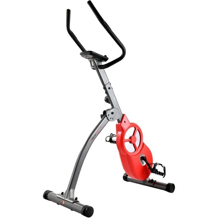 Ultrasport F-Bike PRO ergomètre, Vélo d'appartement, Vélo d'exercice professionnel, capteurs de pouls intégré, support pour Tablette