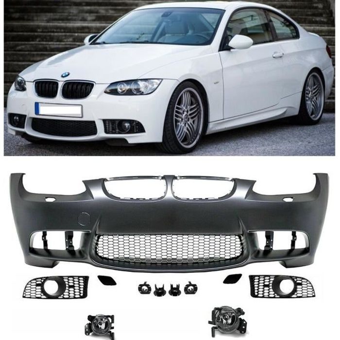 PARE CHOC PARECHOC AVANT LOOK M3 BMW SERIE 3 E92 ET E93 PHASE 1 + 2 ANTIBROUILLARDS