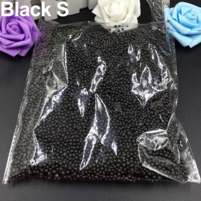 439491 artisanat multicolore assorti remplissage bricolage mini perles en vrac boules décoratives ornement noir s