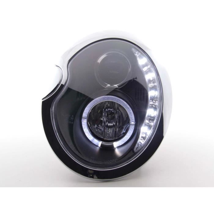Paire de feux phares Daylight Led Mini Cooper R50 01-06 Noir