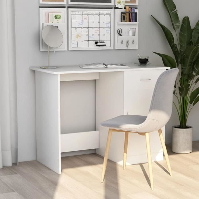 Bureau Blanc 100 x 50 x 76 cm Aggloméré