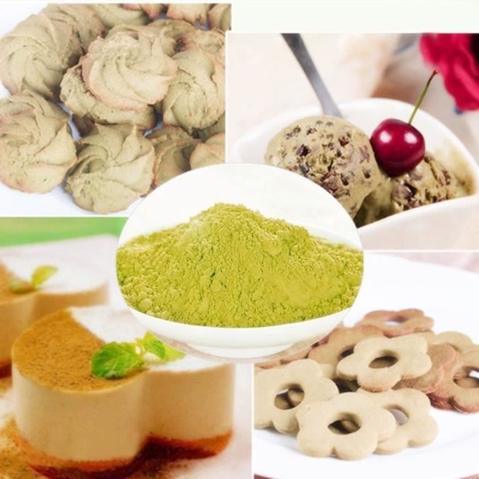 QN 500g Matcha Thé Vert en Poudre Biologique Poudre Macha Japonais à Café Cuisson @4