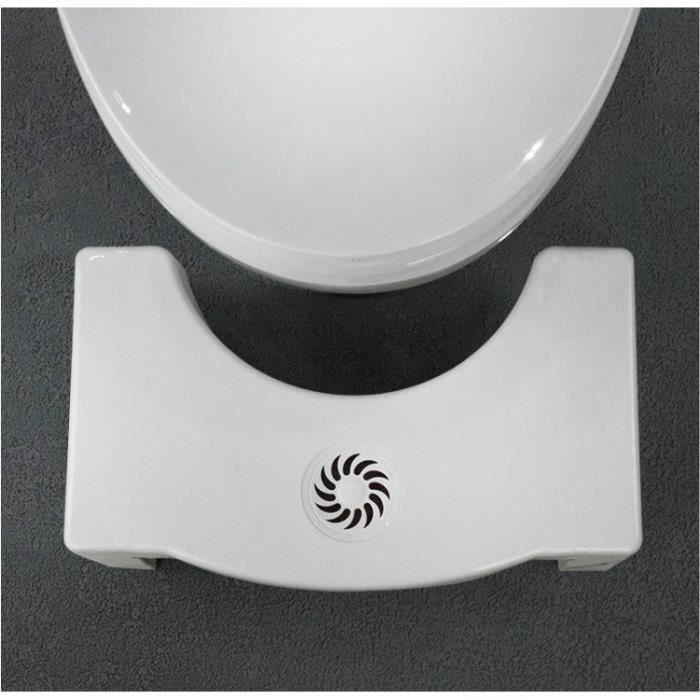 Moonmini Marche Pied Antidérapant Tabouret Toilette Enfant Adulte Tabouret Physiologique Salle de Bain WC