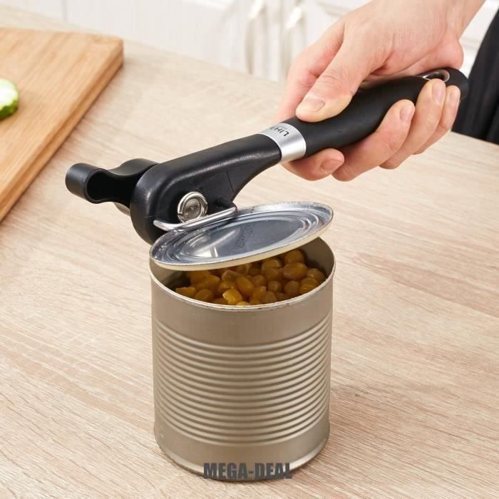 Mega-Deal Ouvre-Boîtes Shanuel Professionnel Ergonomique Pratique - Noir Sh24157
