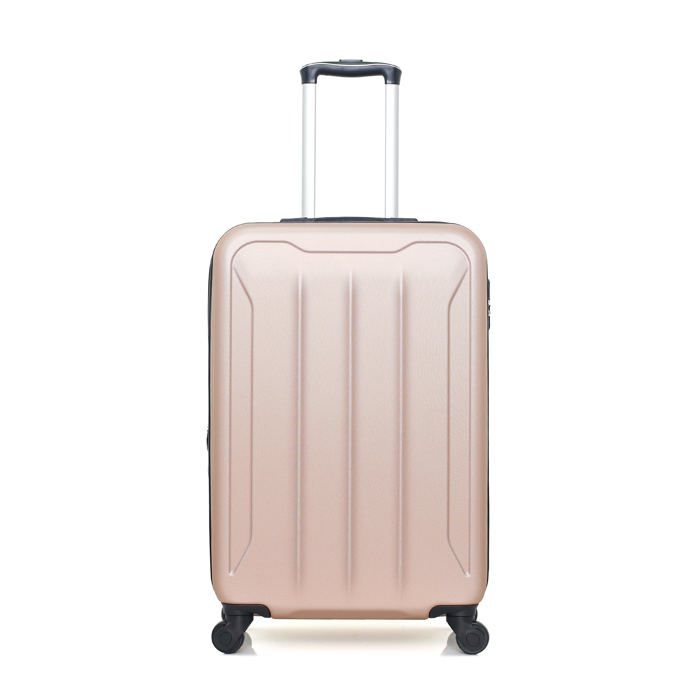HERO – VALISE WEEK-END - ABS – 65cm – 4 roues – PIRIN-S – ROSE DORE