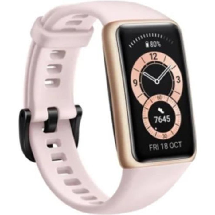 Huawei inteligente Band 6 Rose versión Global Pantalla AMOLED 1,47 Écran FullView 2 semaines d’autonomie de la batterie