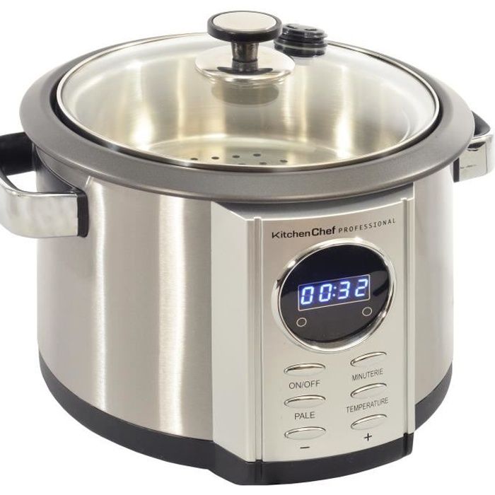 KITCHEN CHEF Mijoteur électrique - Inox