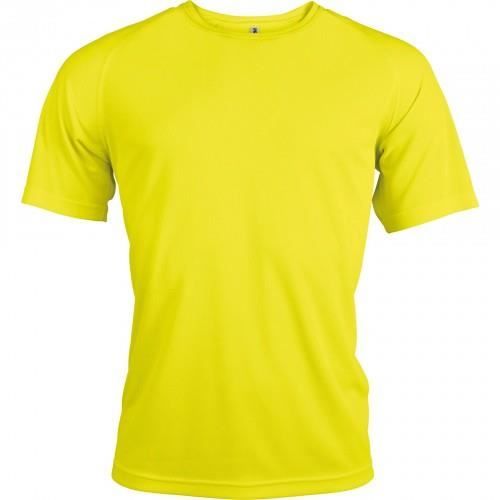 Kariban - T-shirt sport - Homme Jaune fluo