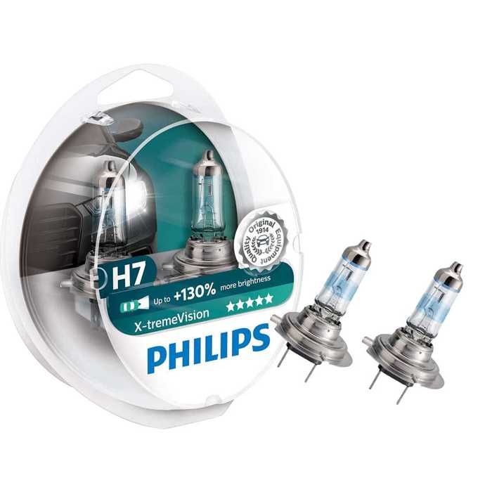Philips 12972XV+S2 X-tremeVision Halogen H7, 12 V, 55 W, pack de 2