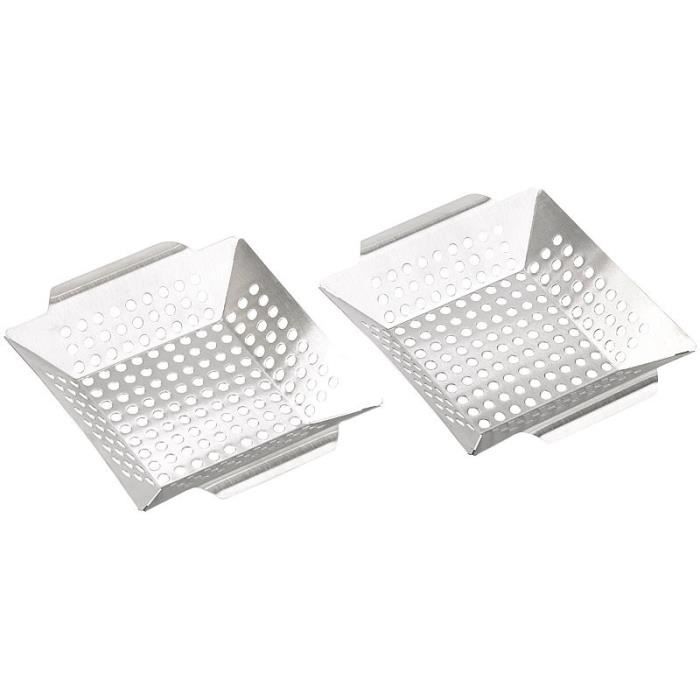 Set de 2 paniers à légumes pour barbecue