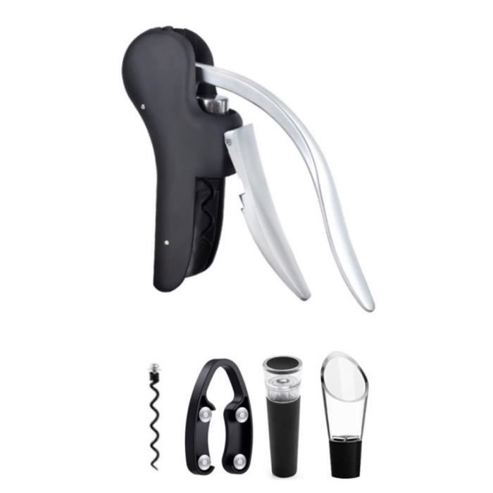 Bouteille de vin ouvre-bouteilles serveurs tire-bouchon sertie d'un distributeur de vin de butée à vin slicer