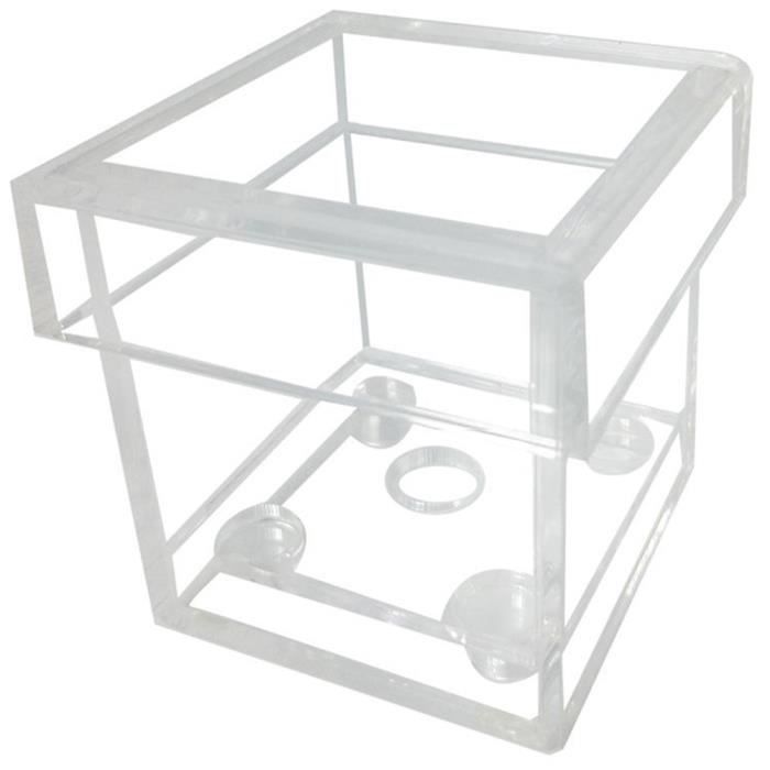 Boîte de cadeau de fleur de mariage Boîte à fleurs acrylique Organisateur cosmétique transparent