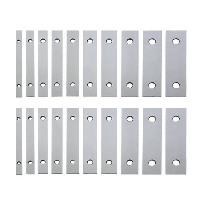 10 paires de barres parallèles Durable professionnel 1/8 pouces x 6 en acier plat étau corne barre parallèle BOUCLE D OREILLE